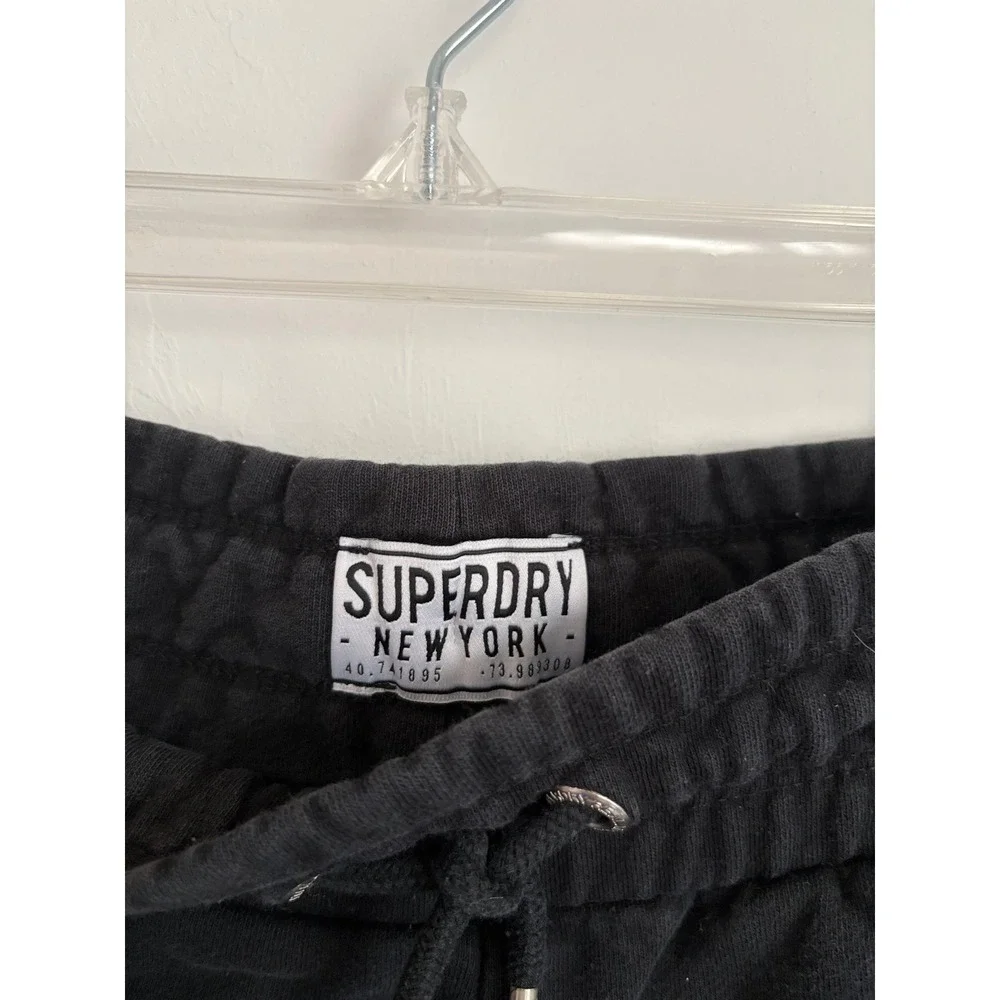 Superdry NYC Sweat Shorts Athleisure Lounge Preppy Streetwear Gym Running Sporty